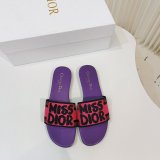 Replica MISS DIOR Flat Slipper DWAY SLIDE