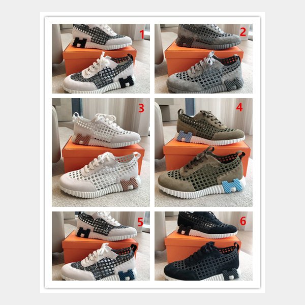 Top Quality HERMES MEN BOUNCING weave SNEAKER