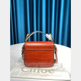 Designer Chloé AAA+ 6030 C Bag In Embossed Croco Effect