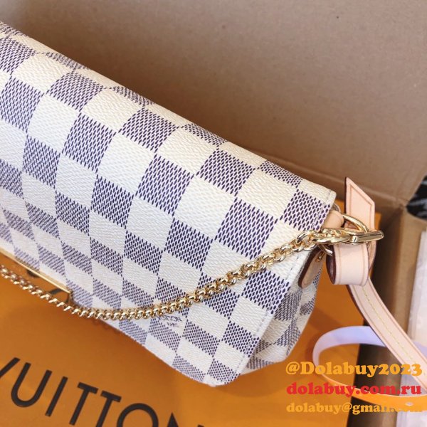 High Quality Louis Vuitton Damier Azur Canvas Favorite PM N41277 Designer