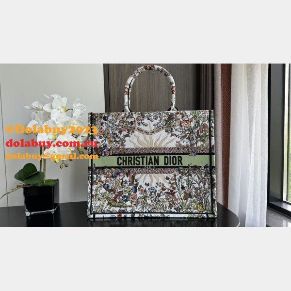 Dior 1:1 Mirror CD Book Tote Top Designer Top Quality Bags