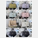 Fashion CC Grained caviar leather bag A92990 23cm