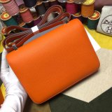 Hermes Constance Bag 23cm Epsom Leather Orange Replica