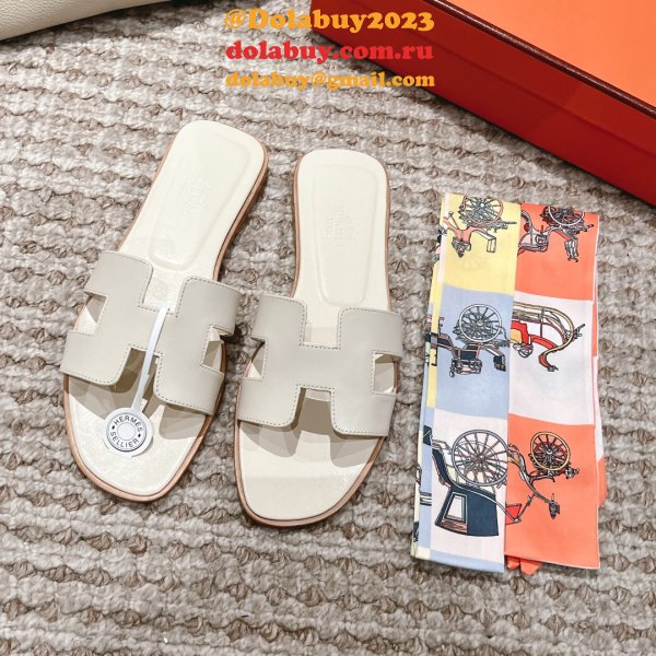 Luxury hermes Oran sandal 2024