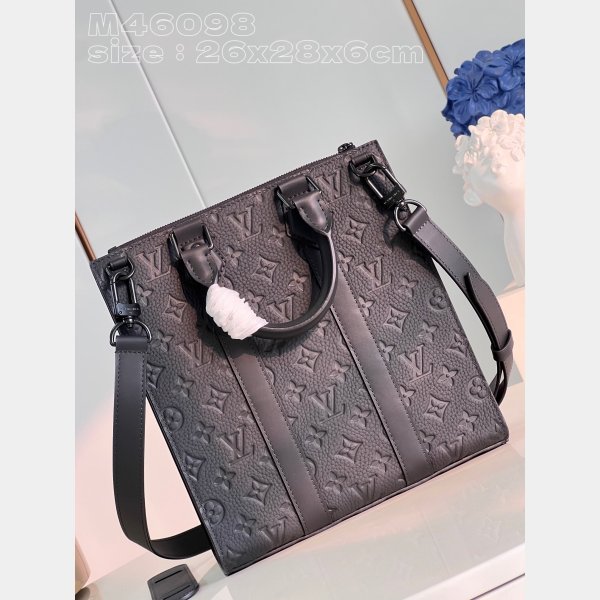 Knock Off Fake Sac Plat Cross Louis Vuitton M46098 Black Bag