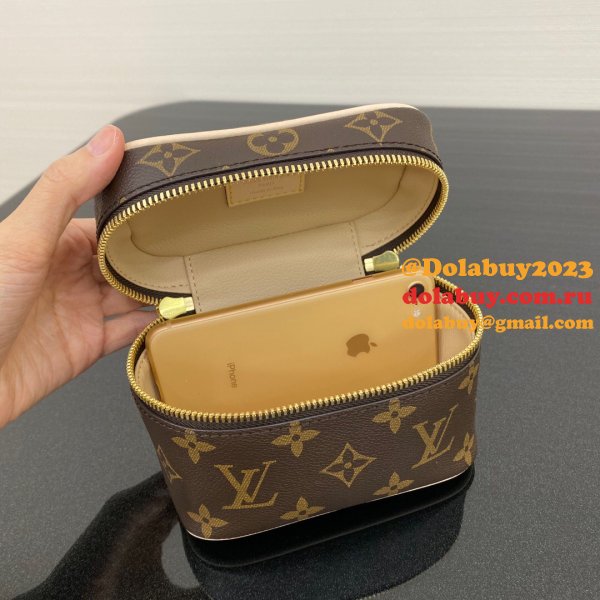 Louis Vuitton Nice Nano Monogram M44936 Brown Fashion