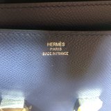 Hermes Constance Bag 23cm Epsom Leather dark blue Duplicate