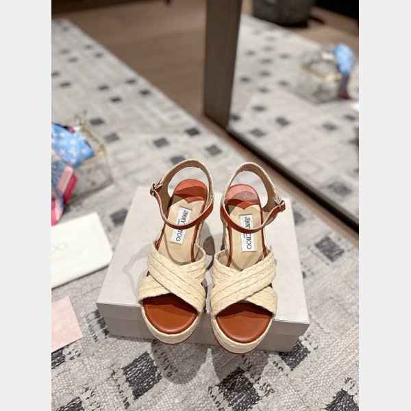 Dellena 95 Wedges Beige Perfect Jimmy Choo 7 Star Shoes