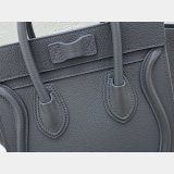 Celine UK Luggage nano shopper handbag Shoulder Gray bag