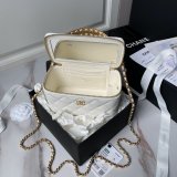 1:1 Mirror AP4064 Gold Buckle Shoulder Vanity Copy Bag