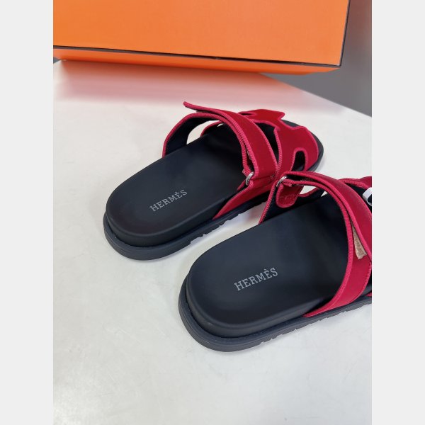 Luxury 2024 Hermes Inspired Chypre Sandal High Quality Shoes