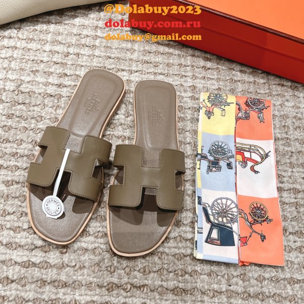 Luxury hermes Oran sandal 2024