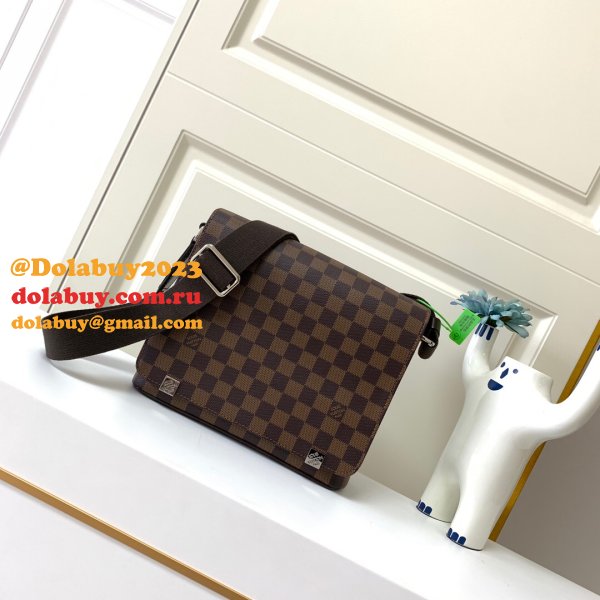 Louis Vuitton Perfects N41031 District PM Damier Ebene Canvas