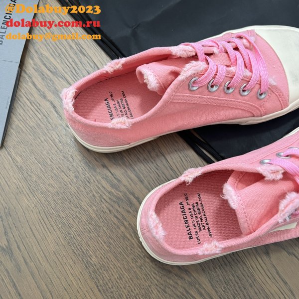 Best Quality UK Balenciaga Paris Canvas Shoes