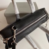 High Quality bag Balenciaga shoulder Triangle Black bag