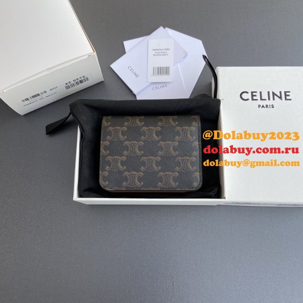 Perfect celine TRIOMPHE 1:1 Mirror wallet