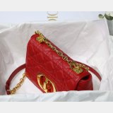 Perfect Dior Caro High Quality Red Bag