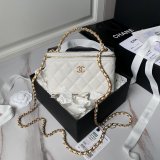 1:1 Mirror AP4064 Gold Buckle Shoulder Vanity Copy Bag