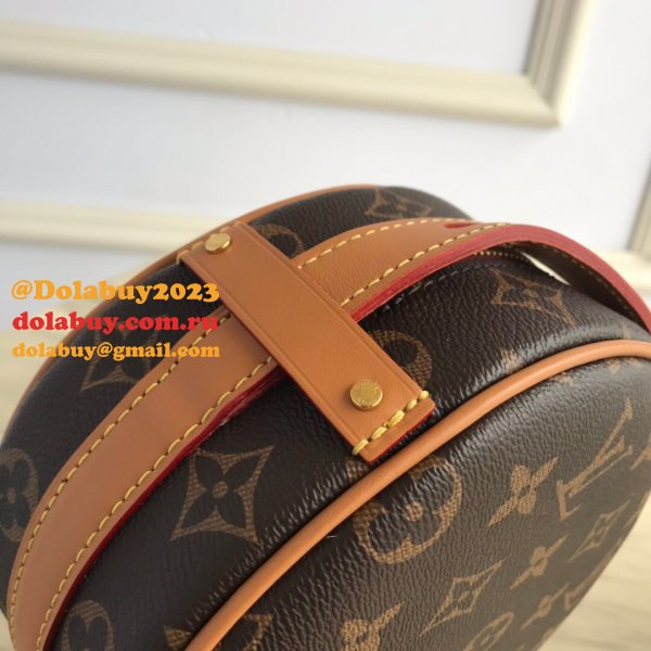 Louis Vuitton Boite Chapeau Souple PM Monogram in Brown High Quality M45149 Bag Luxury