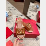 Fashion Valentino VLOGO SIGNATURE SLIDE SANDAL