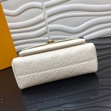 High Quality Louis Vuitton Monogram Empreinte Leather Vavin PM M43931 White Bag Wholesale