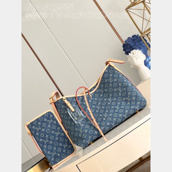 CarryAll UK Monogram Denim M46855 Wholesale Louis Vuitton Replica Bag