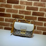 High Quality Gucci Designer 658487 Padlock mini bag in GG Supreme canvas