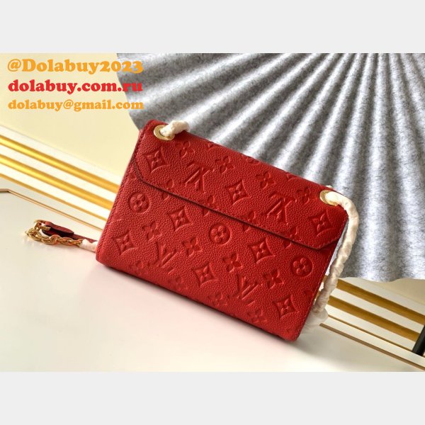 Louis Vuitton Fashion Vavin BB M44553 Red Monogram Empreinte Leather