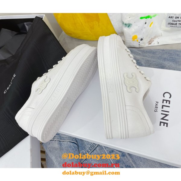 Buy 2022 Perfect Celine Platform Canvas Shoes Online