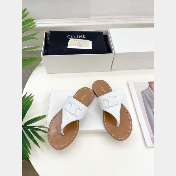 Celine Designer Inspired Flip Flops Shoes