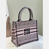 Designer Miss Dior Allover 1:1 Mirror Book Tote pink