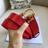 High Quality Christian Dior AAA Belts red/black/brown 30mm 1:1 Mirror