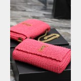 Designer Copy Saint Laurent Kate Clutch 553804 Rose Bag