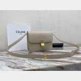 Celine Knockoff Teen Classic Box Apricot Bag