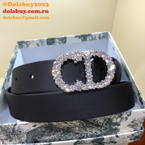 Perfect Christian Dior AAA Belts 30mm Best