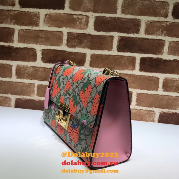 7 Star Gucci Padlock medium GG shoulder 409486 Cheap bag