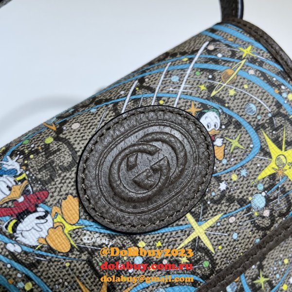 Disney x Copy 647927 Gucci Donald Duck mini bag