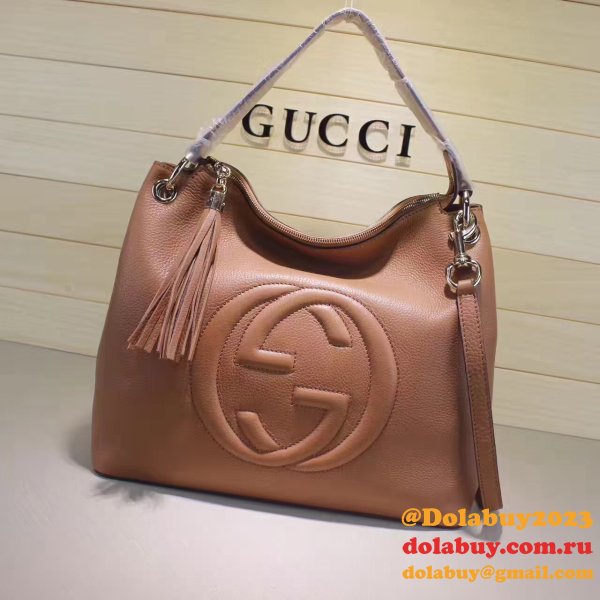 Fashion Gucci Luxury Shoulder Soho Leather Hobo 408825 Bag