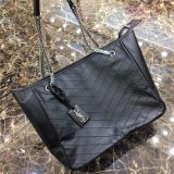 YSL 504867 High Quality bag Saint Laurent Niki Shopping Bag Black Vintage