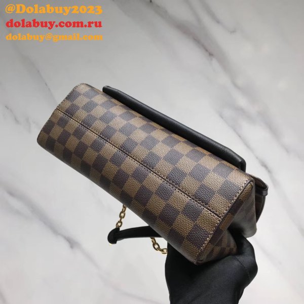 Louis Vuitton Designer Vavin PM Damier Ebene N40113 Browns