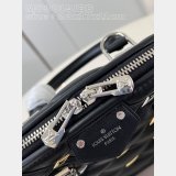 Fake M83019 Nano Alma Malletage High Copy Louis Vuitton Black Bag