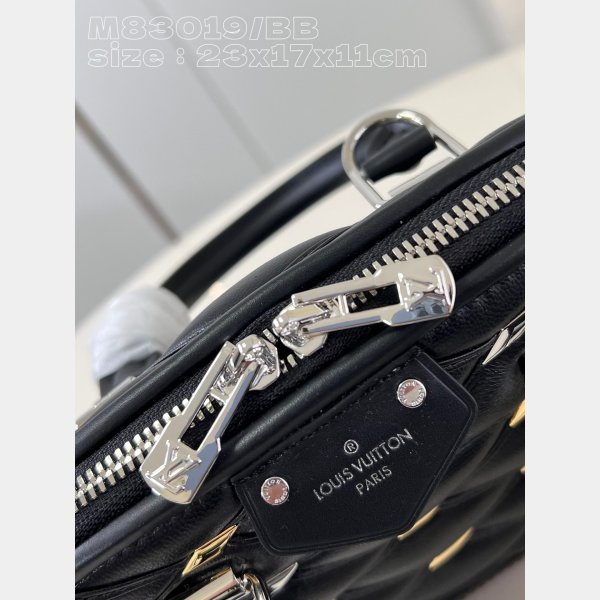 Fake M83019 Nano Alma Malletage High Copy Louis Vuitton Black Bag