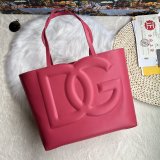 Luxury 1:1 Mirror Dolce & Gabbana Shopping DG Logo Tote 6650 Store Bag