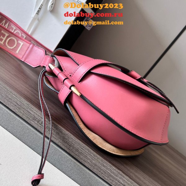 High Quality bag 1:1 Wholesale Mirror LOEWE GATE HADNBAG 25MM