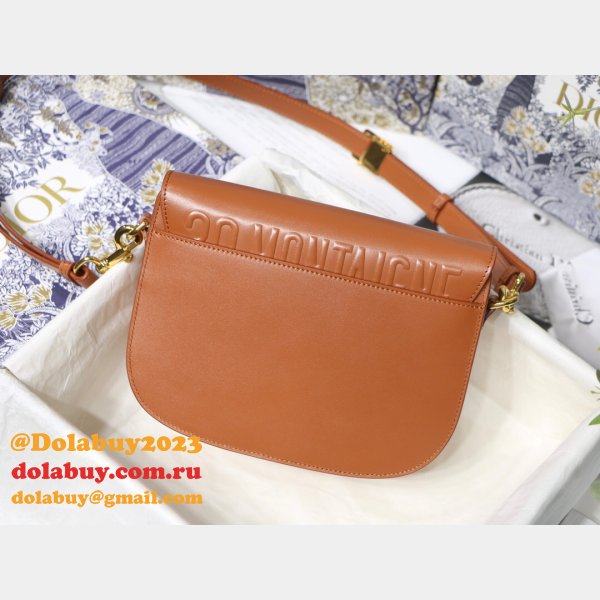 Copy Luxury Dior Bobby Bag Brown Box Calfskin