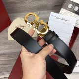 Copy Designer Salvatore Ferragamo 35 mm Black Belts