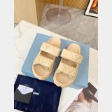 AAA+ prada Padded nappa leather sandals