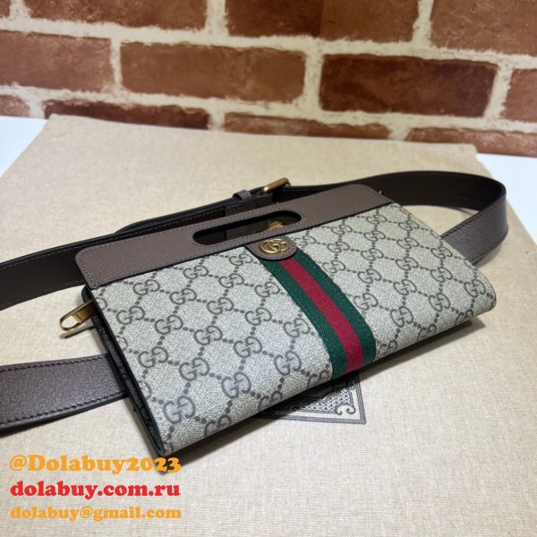 Gucci Top Quality Ophidia Ebony GG Supreme Belt 704196 Bag Store