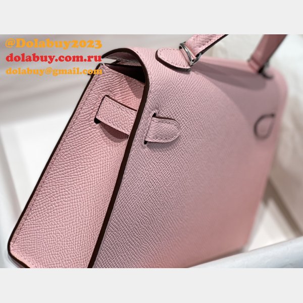 7 Star Hermes Designer Epsom Kelly Pinks 19/25/28CM Bag Store