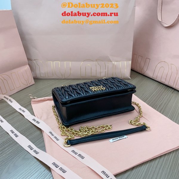 Copy High Quality 5BP065 Cheap Miu Miu Matelasse Bags